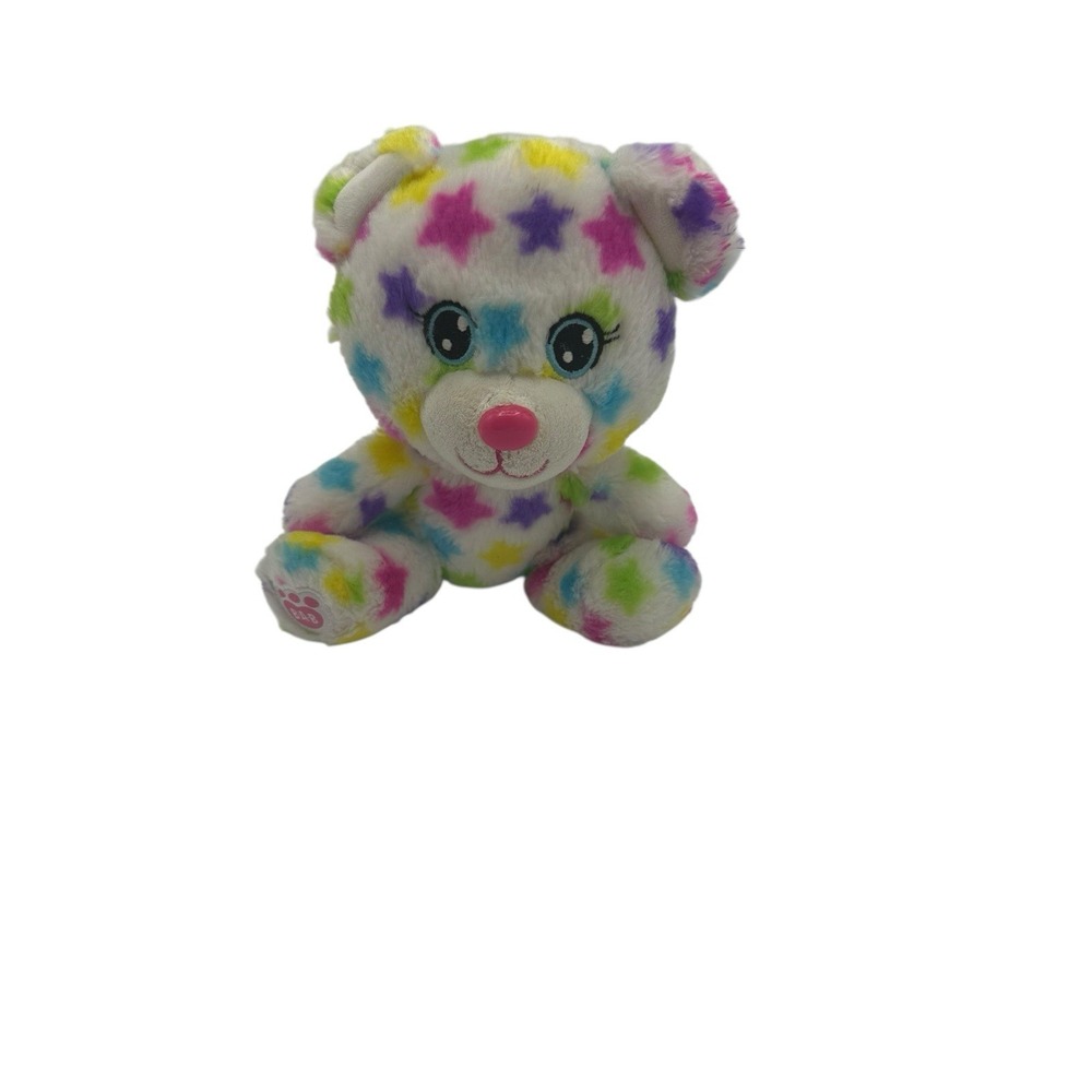 Build a Bear‎ Smallfrye Buddy Star Confetti Plush Stuffed Animal Toy 7"